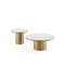 Manhattan Comfort Glenn Coffee Table and End Table Set of 2 in Gold 2-CE1710 - alternate 2